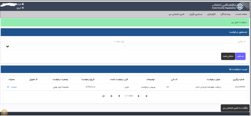 نحوه اخذ تعهدنامه غیرحضوری فرزند اناث