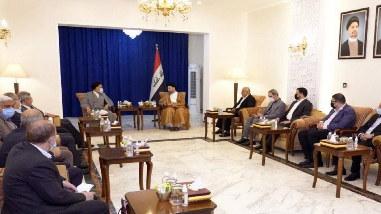 دیدار وزیر اطلاعات ایران با عمار حکیم