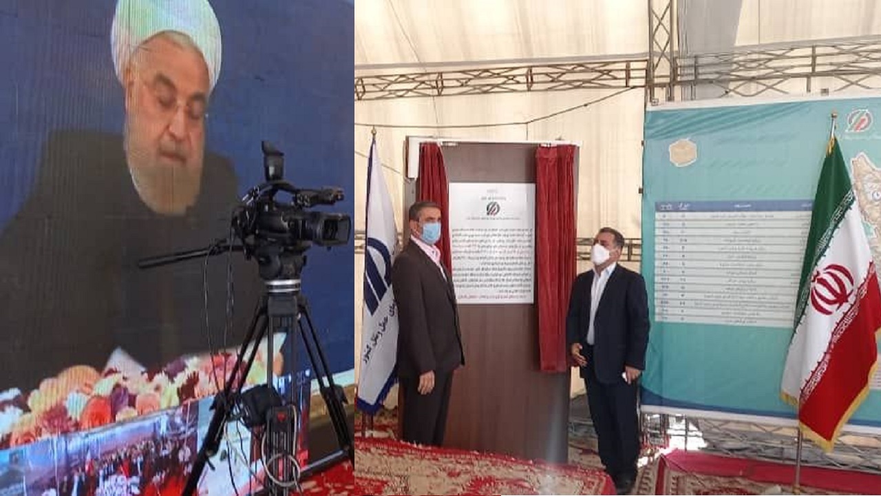 افتتاح کمربندی ساوه در ارتباط تصویری با رئیس جمهور