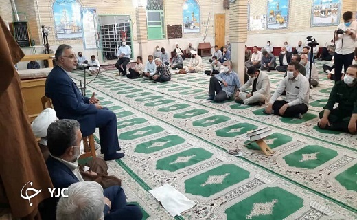 زاکانی به شهرستان کهک سفر کرد +تصاویر