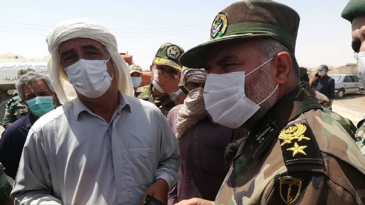 آبرسانی ارتش در شمال سیستان و بلوچستان آغاز شد