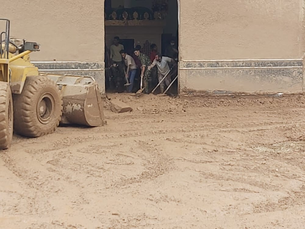 خسارت ۸ میلیارد تومانی سیل به روستای داهوئیه زرند + عکس