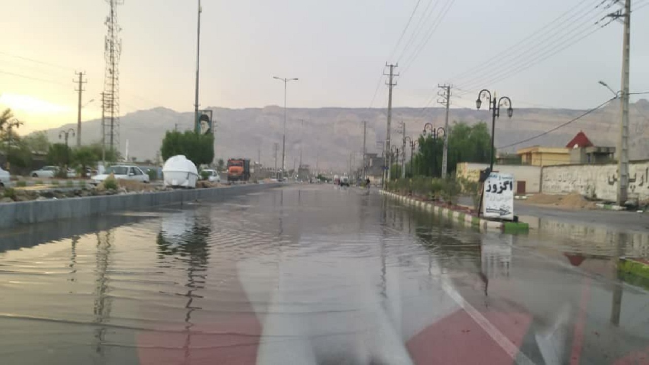 باران تابستانی برخی نقاط استان بوشهر را فراگرفت + فیلم