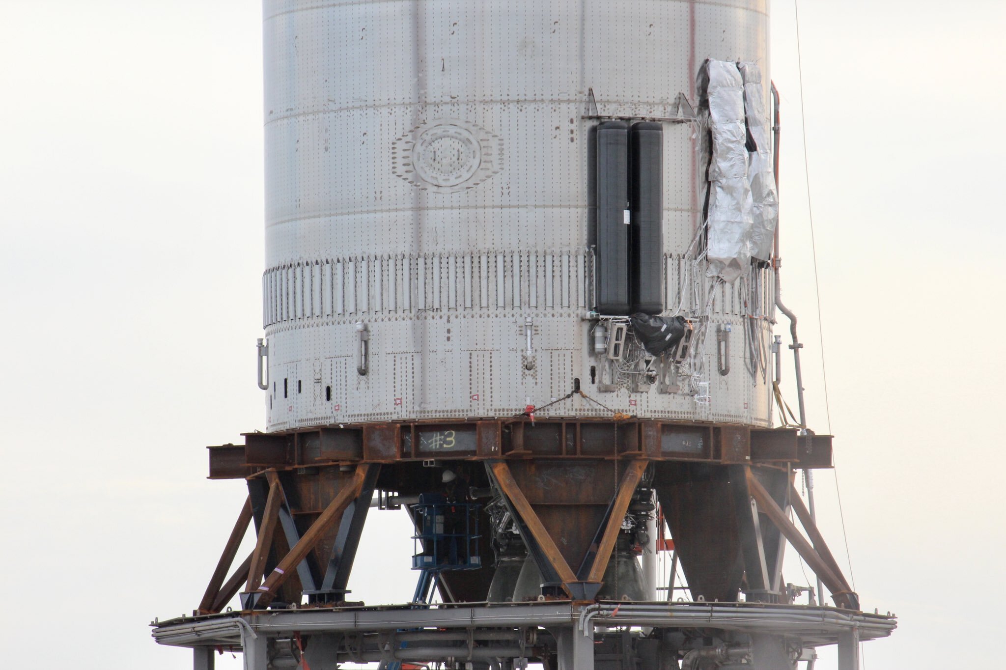 تصویر موشک اولین آزمایش بزرگ تقویت کننده موشک Starship بزودی انجام می شود