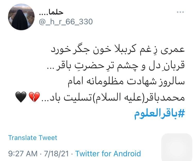 زائرت می&zwnj;شویم از دور با یک سلام / واکنش کاربران فضای مجازی به مناسبت شهادت امام باقر(ع)