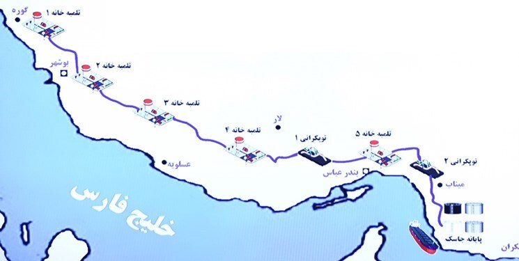 ایران تنگه هرمز را دور می زند