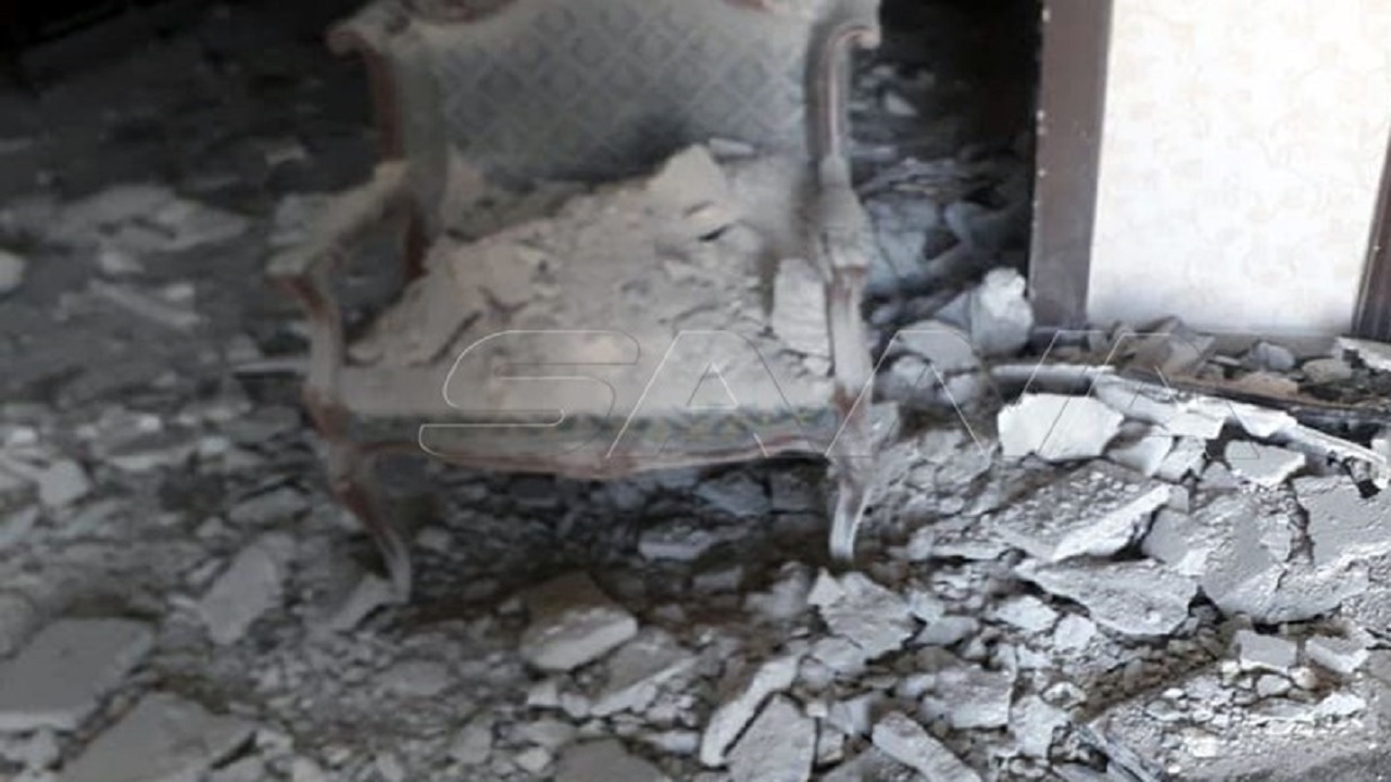 انفجار یک ساختمان مسکونی در حلب