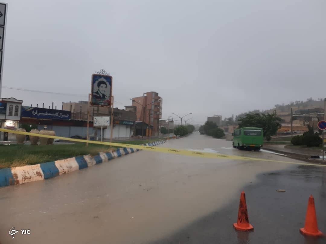  بارندگی&zwnj;ها در کازرون