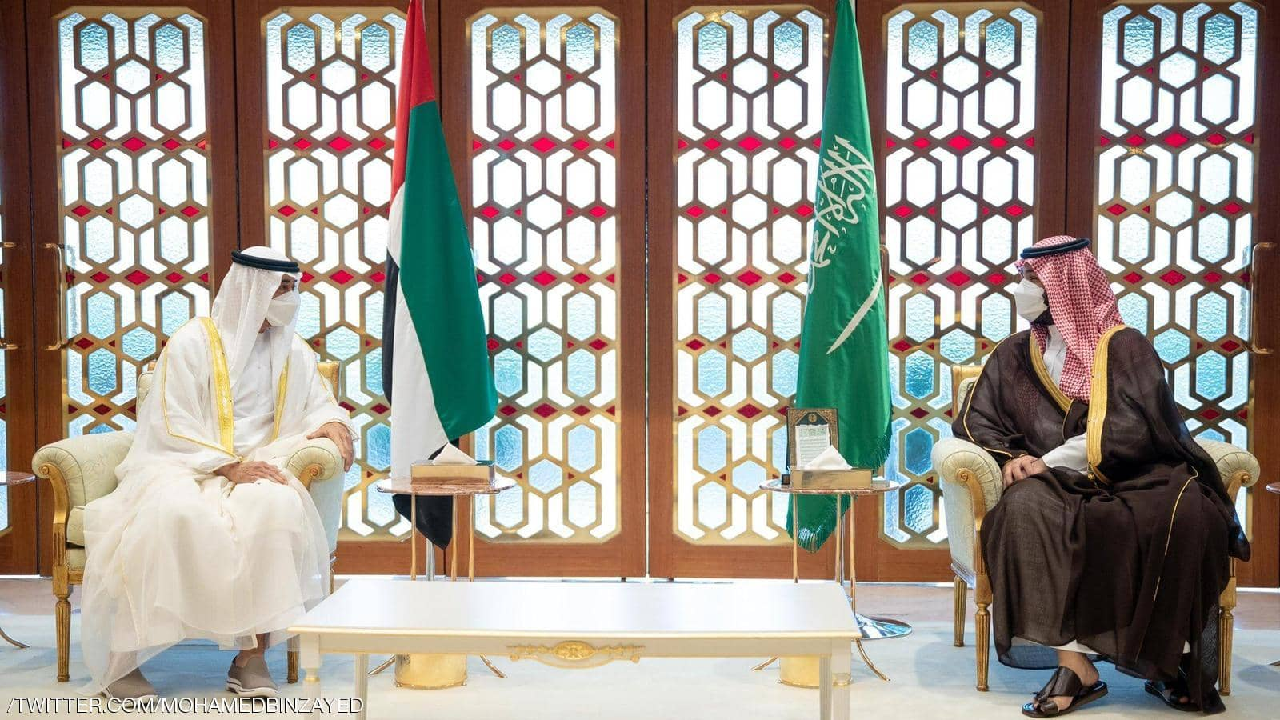 دیدار بن‌زاید با بن‌سلمان در بحبوحه تنش نفتی