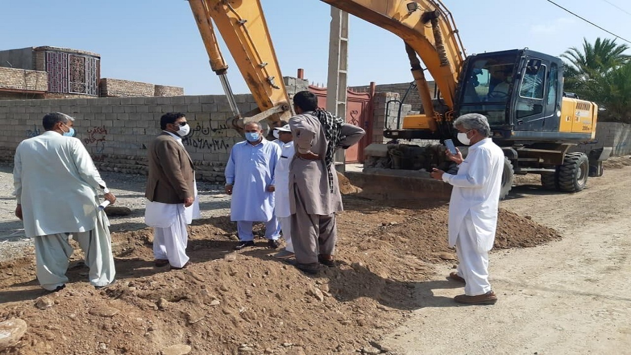عملیات گازرسانی به بخش دامن ایرانشهر آغاز شد