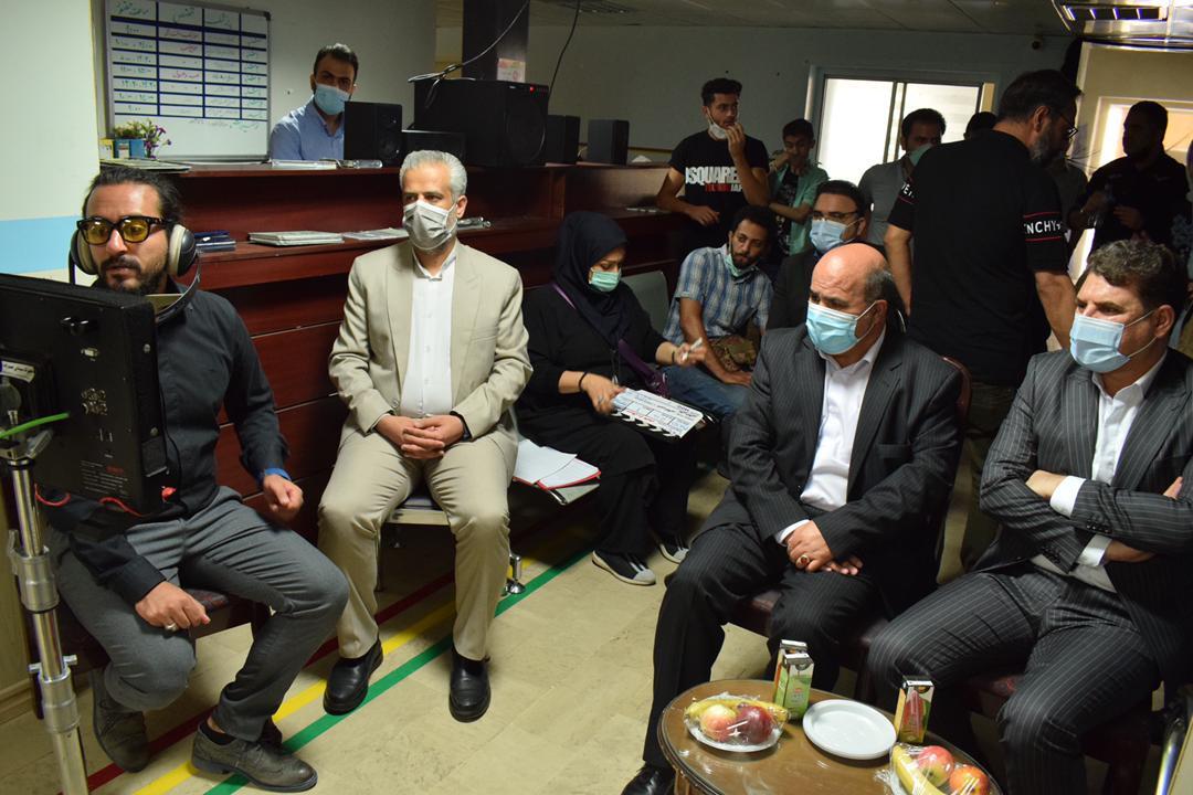 حضور جمعی از مدیران سیما در پشت صحنه سریال &laquo;راز ناتمام&raquo;