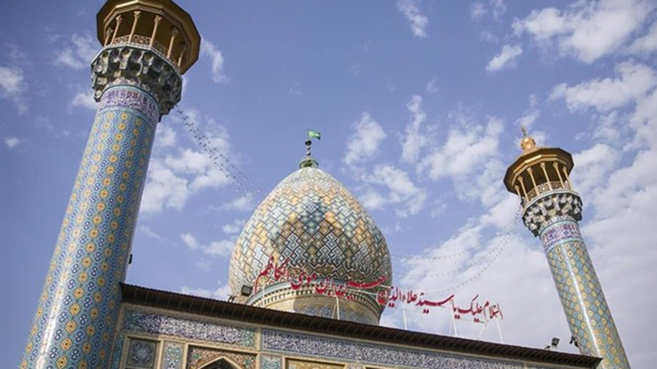 "تابستانی با طعم رفاقت" به حرم مطهر سیدعلاءالدین حسین (ع) شیراز آمد