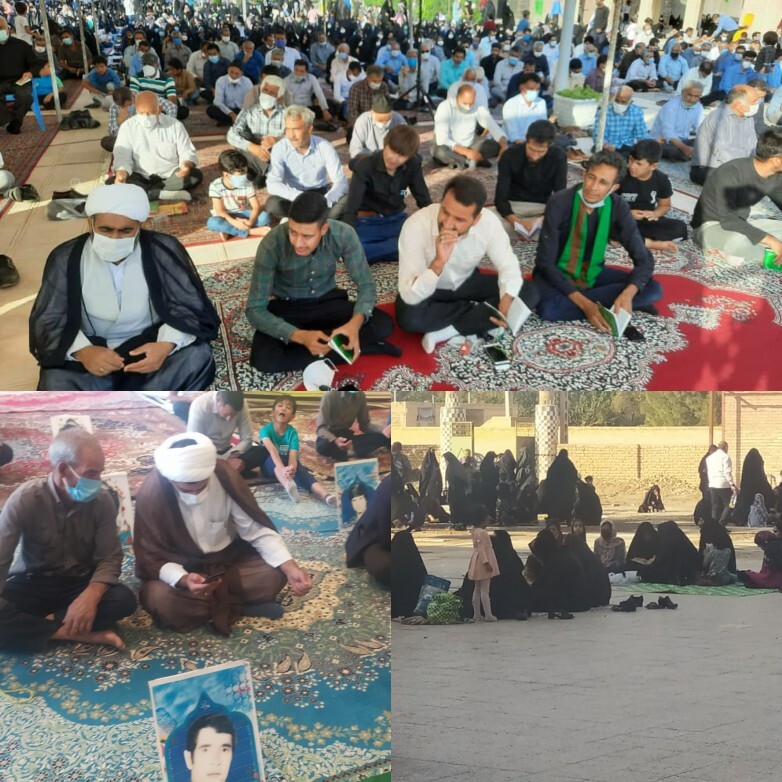 دعای عرفه درگلزارشهدا کرمان ودیگر اماکن مقدس کرمان