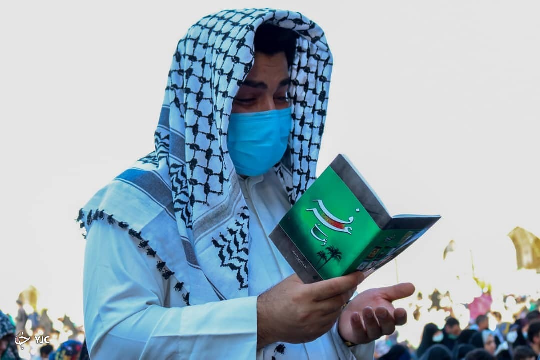 مراسم پر فیض دعای عرفه در حرم امام رضا (ع) برگزار شد+ تصاویر
