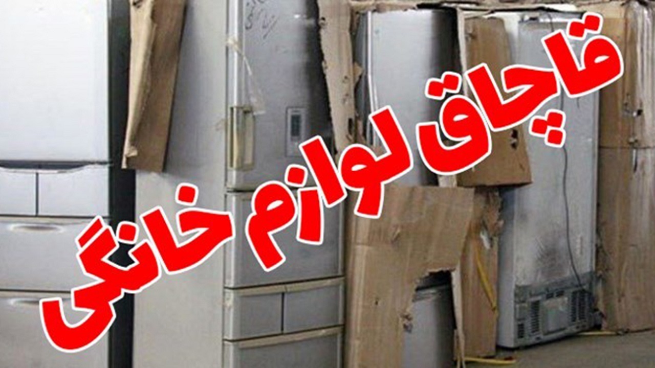 کشف لوازم خانگی قاچاق در ملاير