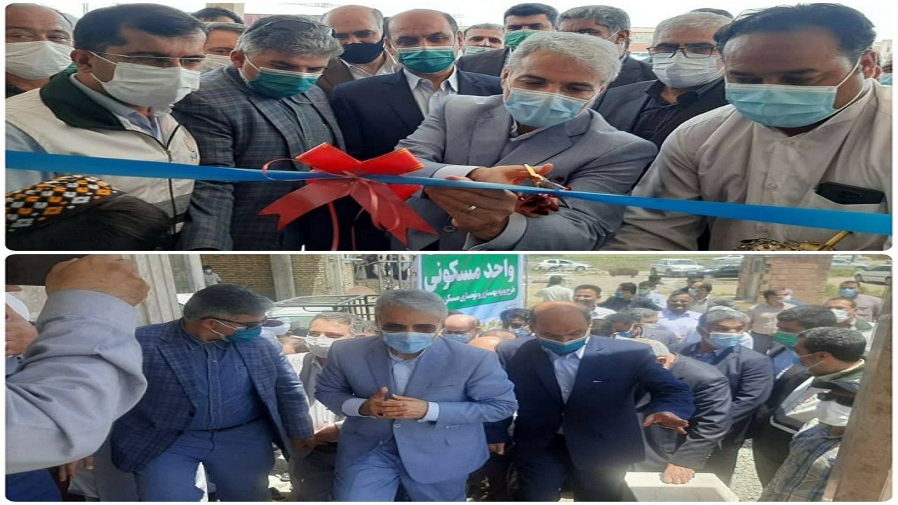 افتتاح ۳ طرح بنیاد مسکن در روستا‌های گلستان