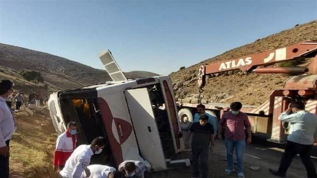 اعلام نتیجه کارشناسی علت حادثه اتوبوس خبرنگاران تا ۴۸ ساعت آینده