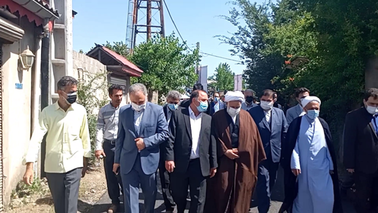 افتتاح طرح هادی روستای بلسکله چوکام خمام
