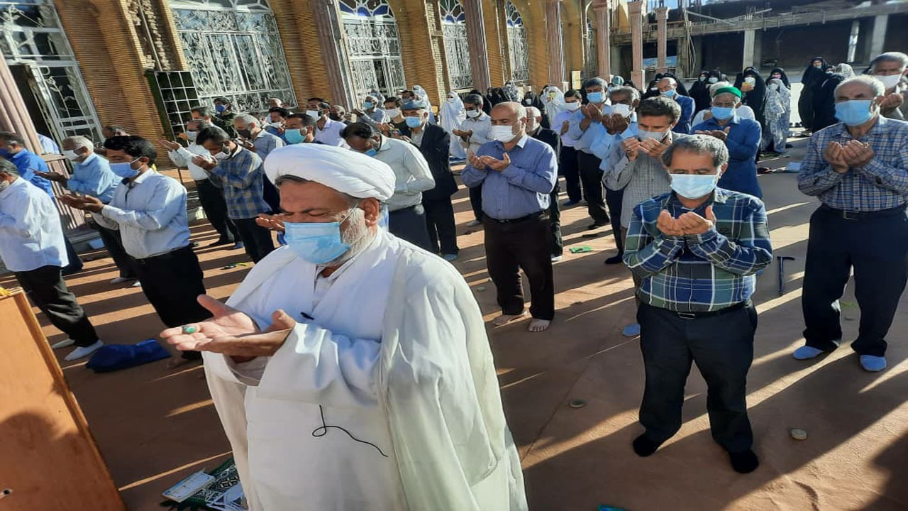 برپایی نماز عید قربان در شهرستان های کرمان+تصاویر