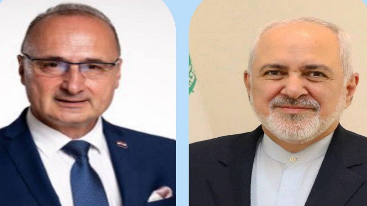 گفت‌وگوی تلفنی ظریف با وزیر خارجه کرواسی