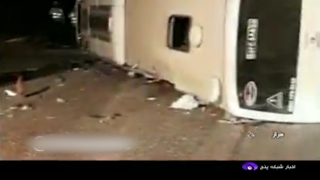 جزئيات سانحه اتوبوس در جاده هراز + فیلم