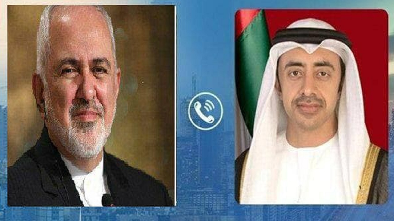 گفت‌وگوی تلفنی وزرای خارجه ایران و امارات درباره روابط فی‌مابین