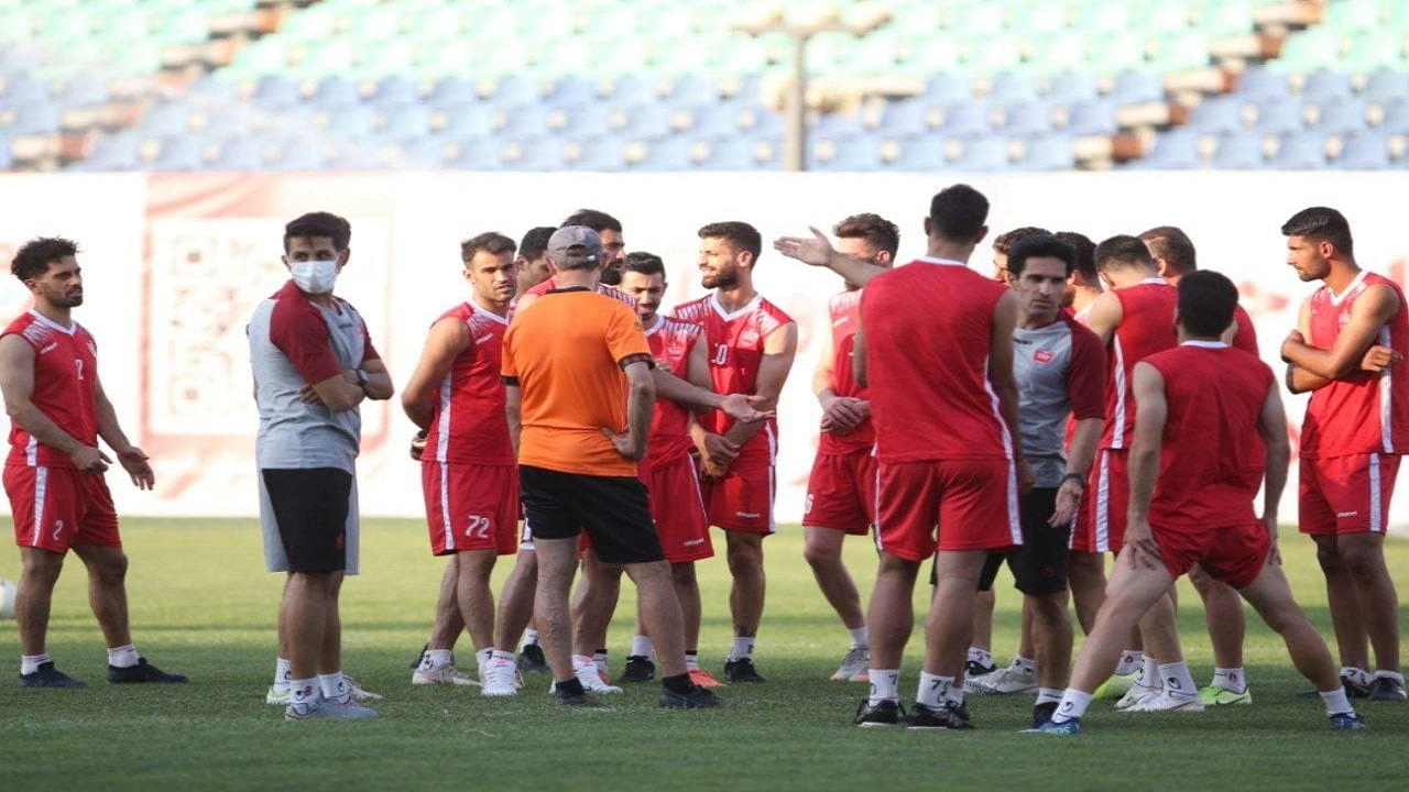 تمرین پرسپولیس در غیاب ۳ بازیکن این تیم برگزار شد