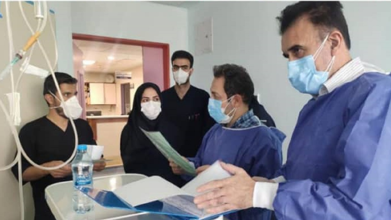 تخت های بیمارستان امیرالمومنین(ع) قم پر شد