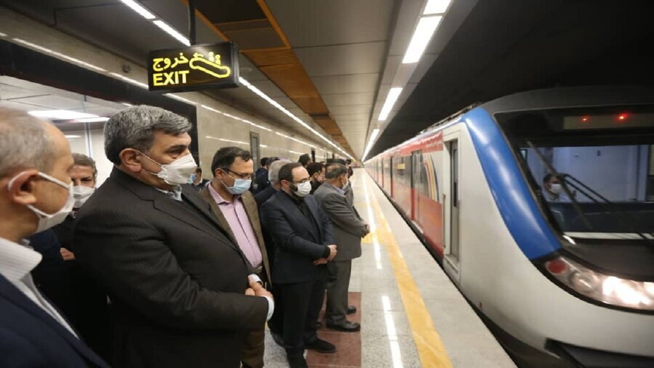 افتتاح ایستگاه شهید رضایی در خط ۶