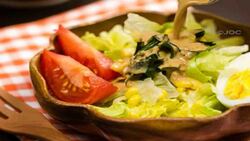 باشگاه خبرنگاران -سالاد کـرپ با سس کنجد + طرز تهیه