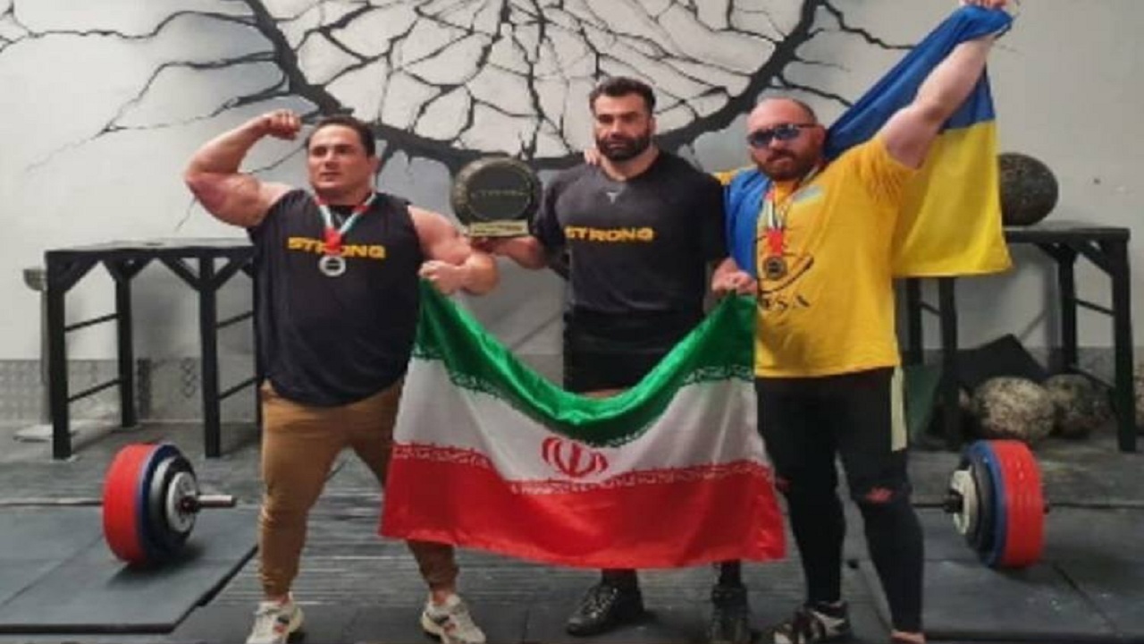 درخشش ورزشکار مراغه‌ای در مسابقات قویترین مردان امارات