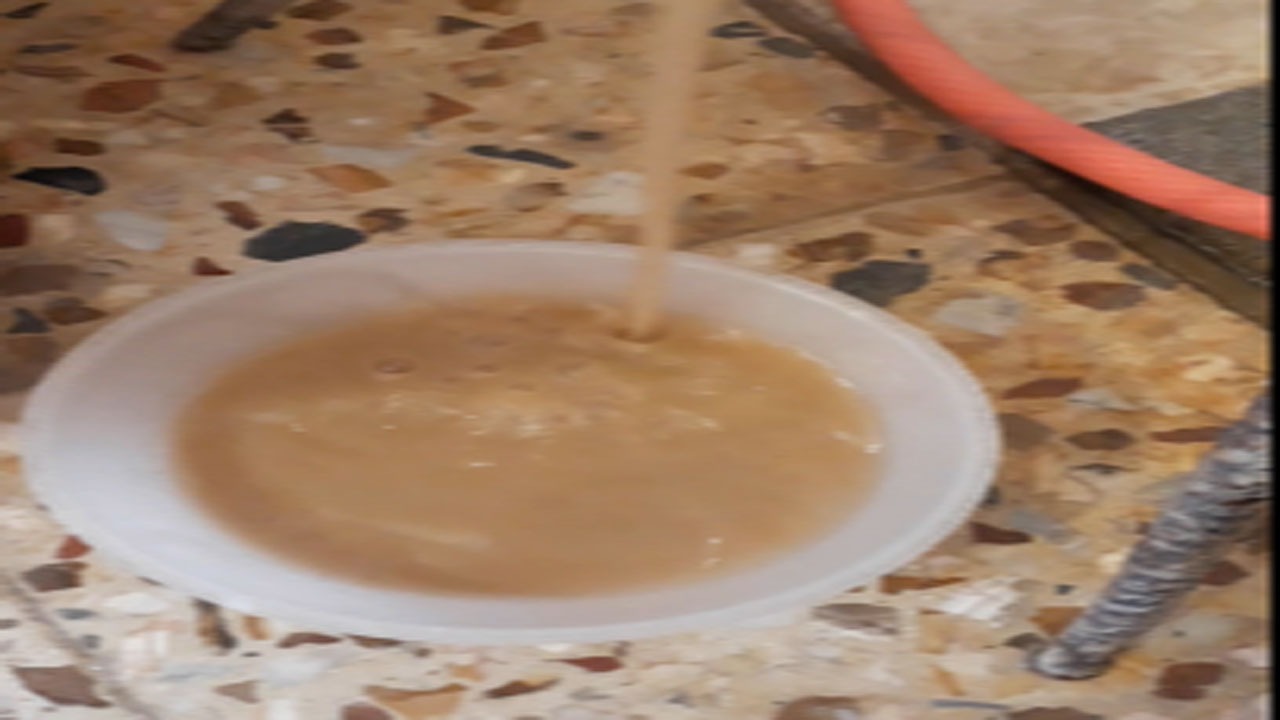 آب شرب گل‌آلود در بندرماهشهر + فیلم