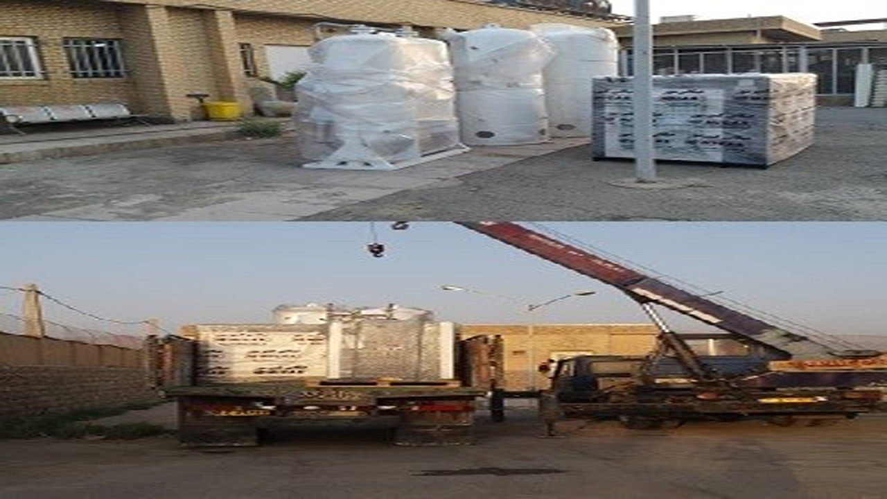 تحویل دستگاه اکسیژن ساز به بیمارستان ممسنی