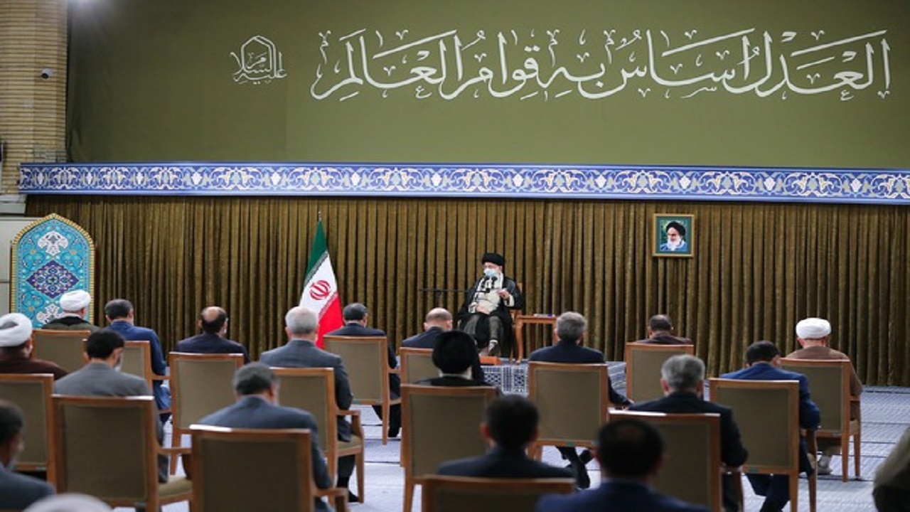 مروری بر دیدار امروز مسئولان دستگاه قضا با رهبر انقلاب + فیلم