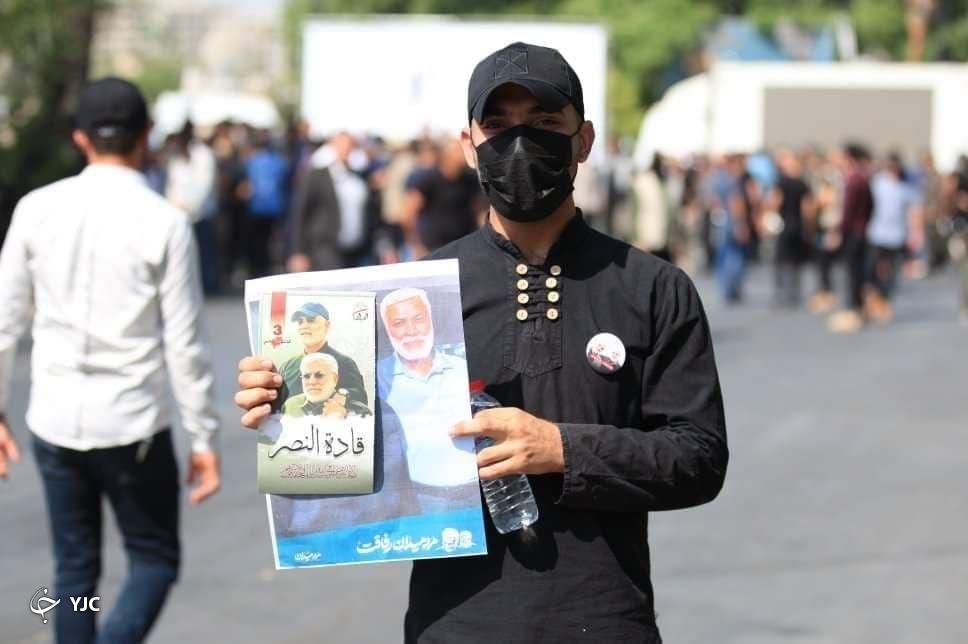 تشییع پیکر شهدای الحشد الشعبی در عراق+ تصاویر