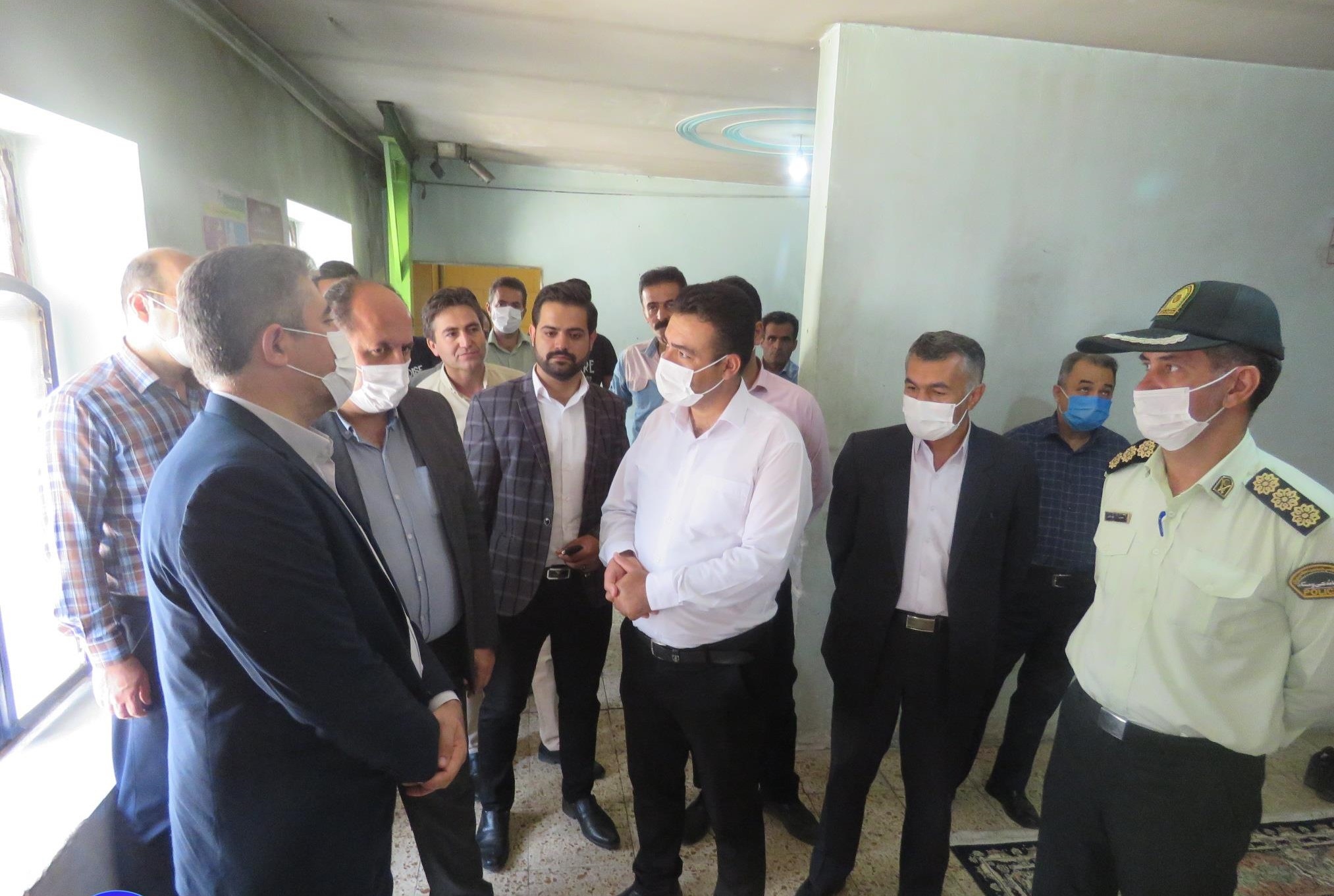 بازدید فرماندار مهاباد از کمپ ترک اعتیاد شهرستان
