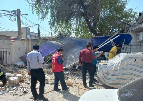 انفجار گاز در اهواز حادثه آفرید/ ۴ نفر کشته و مصدوم شدند+عکس
