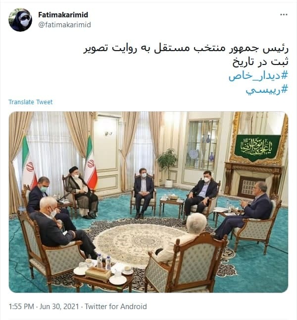 واکنش کاربران به دیدار رئیس جمهور منتخب با ۶ کاندید انتخابات ۱۴۰۰