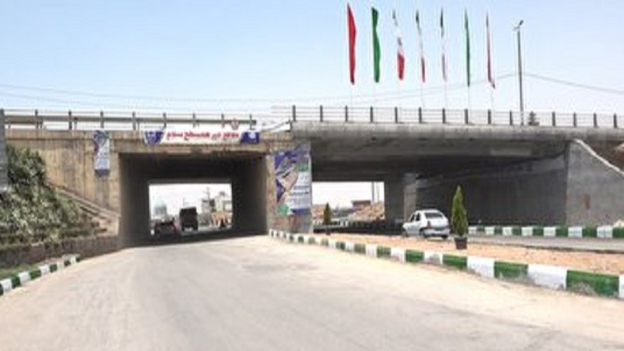 بهره برداری از تقاطع غیرهمسطح محور ورودی جعفریه
