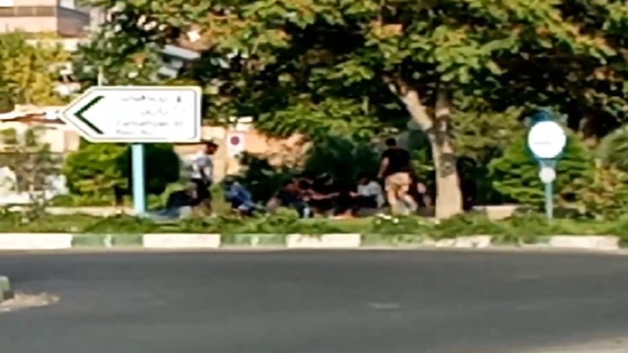 جولان معتادان در میدان راه آهن تهران + فیلم