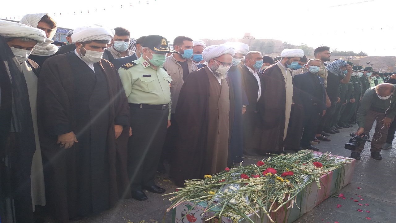 مراسم وداع با شهید دالمن برگزار شد