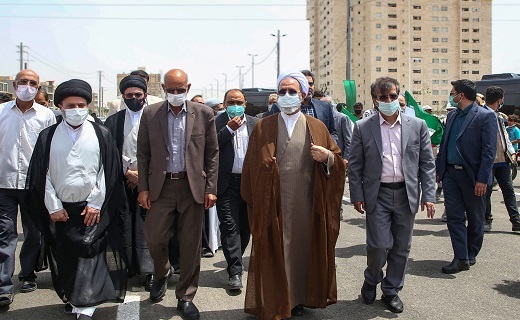 تقاطع شهید آیت الله حکیم در قم افتتاح شد+ تصاویر