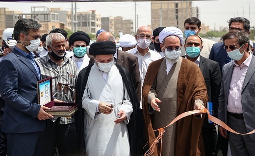 تقاطع شهید آیت الله حکیم در قم افتتاح شد+ تصاویر