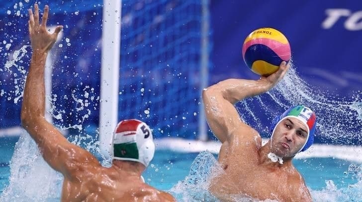 تساوی تیم&zwnj;های ملی واترپولو ایتالیا و مجارستان در مسابقات المپیک توکیو
