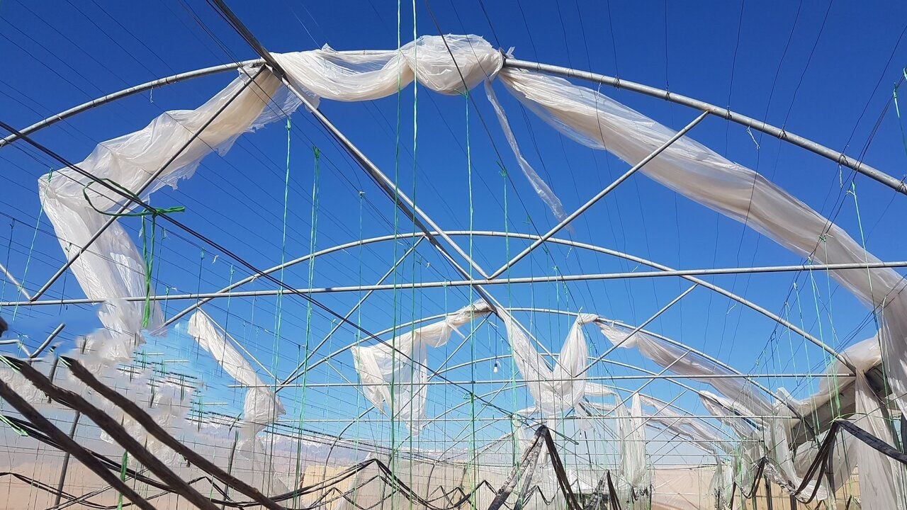 خسارت ۶۰۰ میلیارد ریالی طوفان در شهرستان سرایان