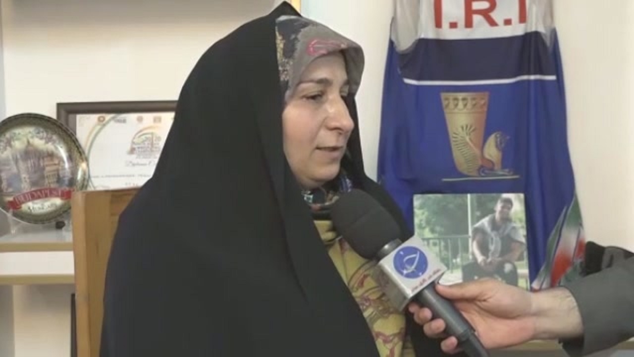 صحبت‌های مادر ساروی پس از کسب مدال المپیک + فیلم