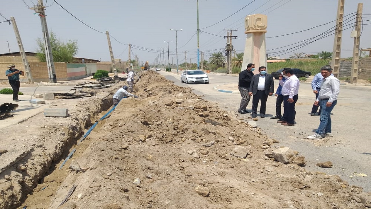 ۳۰۰۰متر از شبکه آبفا مینوشهر اصلاح می شود