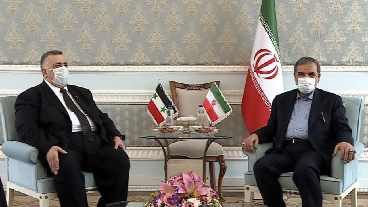 دیدار رئیس مجلس سوریه با دبیر مجمع تشخیص مصلحت نظام / رضایی بر برادری و دوستی ملت‌های ایران و سوریه تاکید کرد