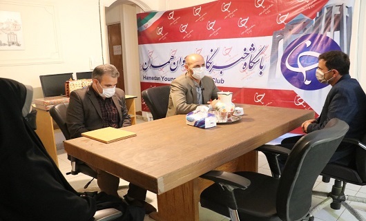 بازدید مدیرکل راهداری و حمل و نقل جاده ای همدان از باشگاه خبرنگاران