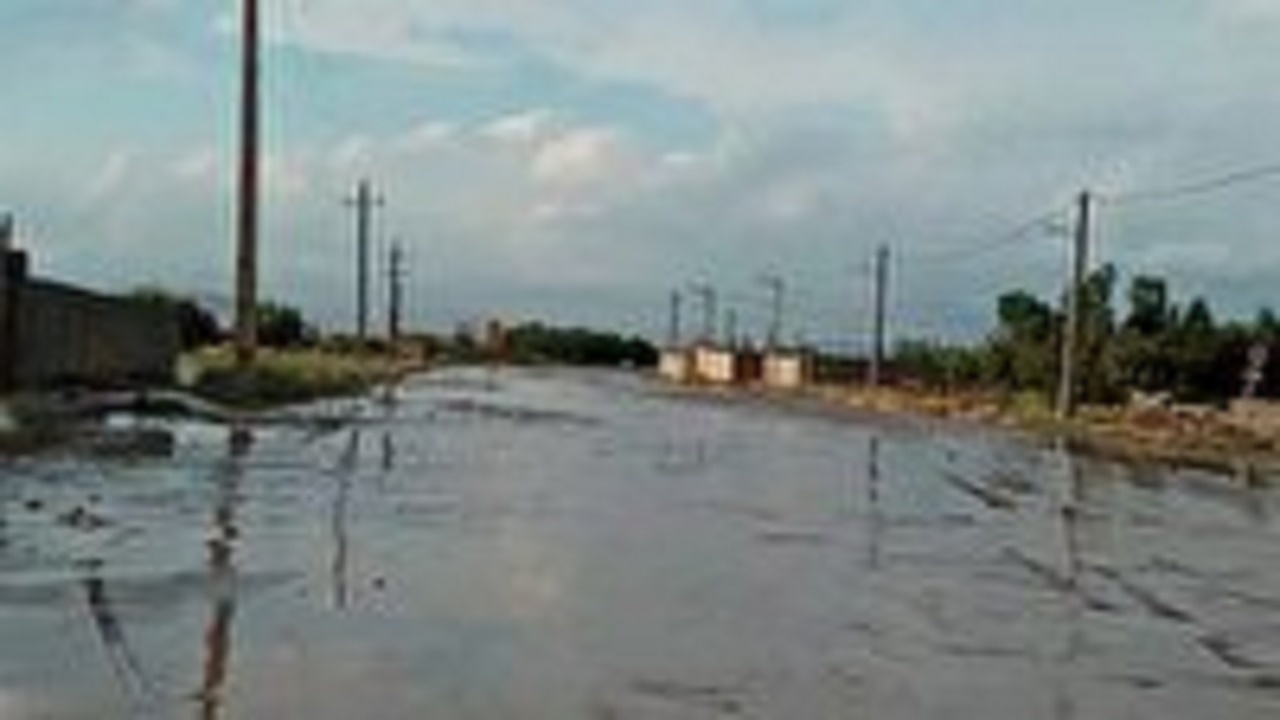 خسارت سیل و تگرگ به ۱۰۰ هکتار از اراضی کشاورزی در سراب